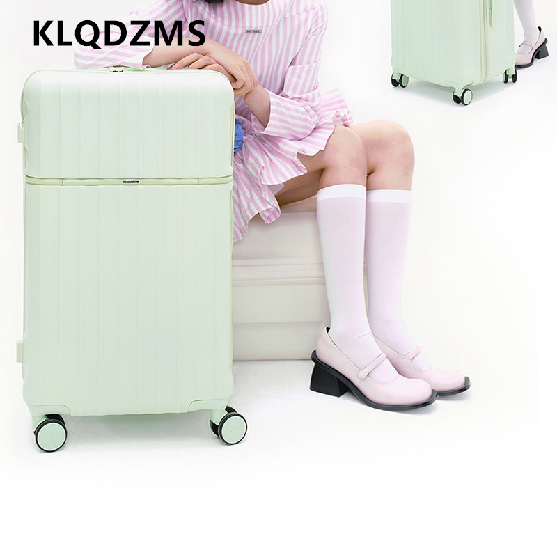 Spinner Wheel Rolling Suitcase 20 Inch - KLQDZMS Rolling Koffer Grote Capaciteit Trolley