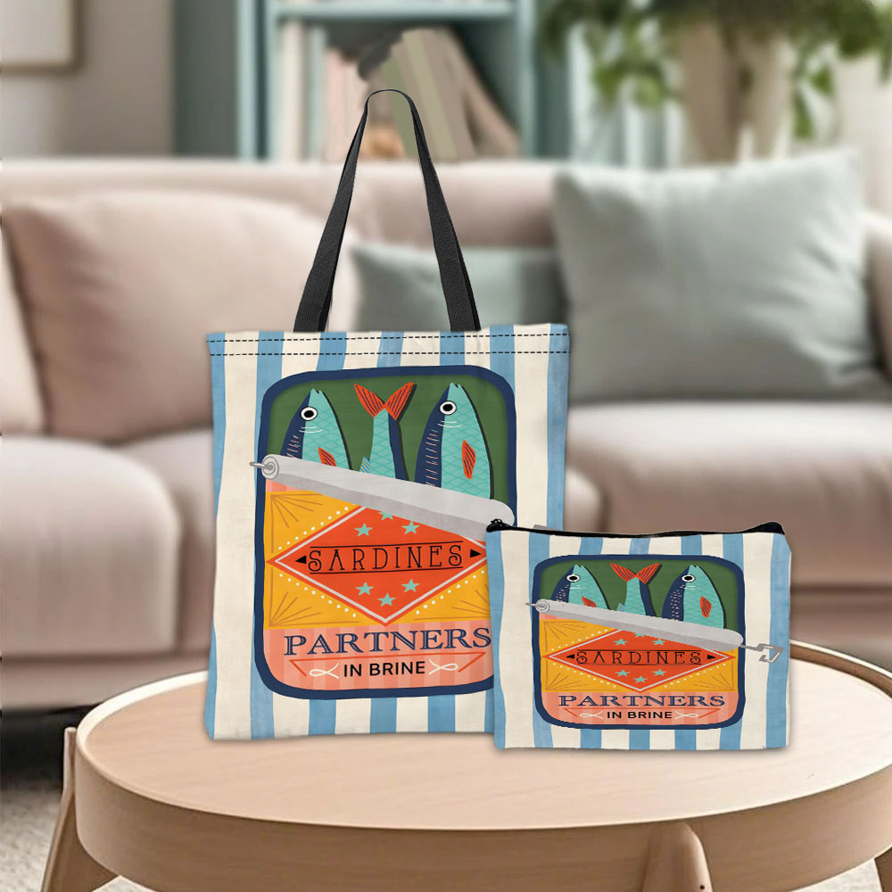Cosmetic Bags - Sardine Partners Grafische handtas Cosmetisch zakje