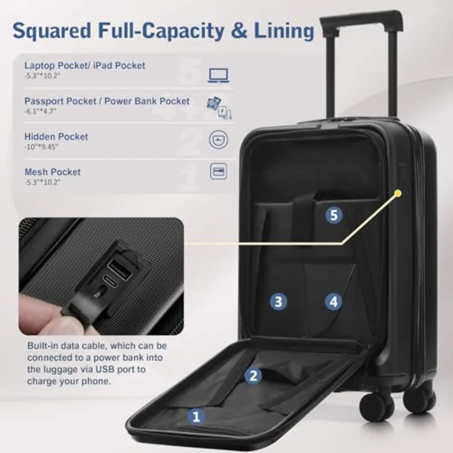 5-delige set uitbreidbare, ste - Luggage recensie en prijs