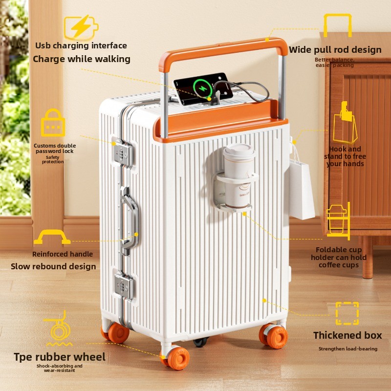20-28 inch brede handgreep rei - Aluminum Frame Carry On Luggage recensie en prijs