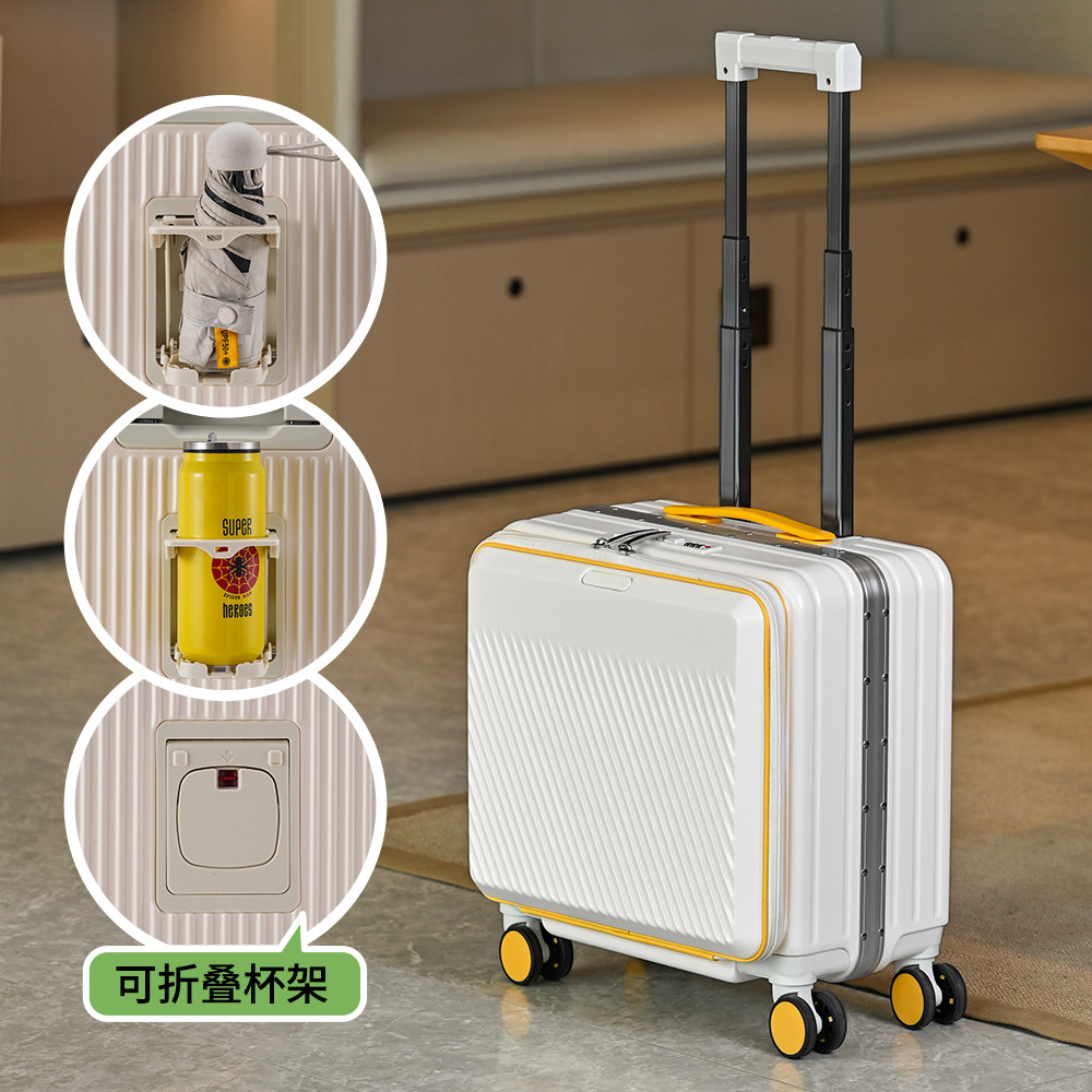 18 inch handbagagekoffer met f - Aluminum Frame Carry On Luggage recensie en prijs