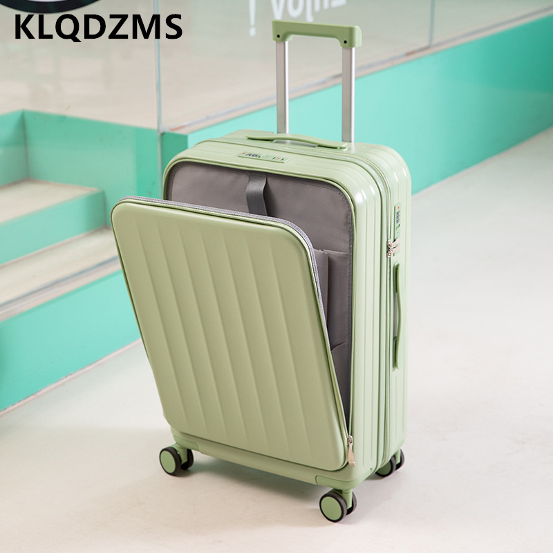 KLQDZMS Multifunctionele koffe - Front Opening Laptop Luggage 24 Inch recensie en prijs