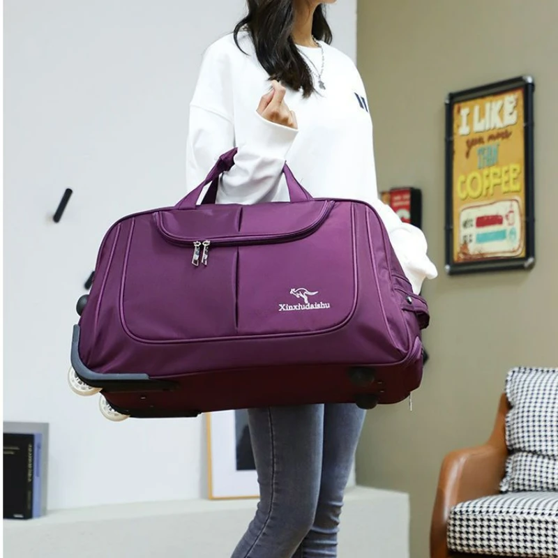 Grote Capaciteit Trolley Tas H - Foldable Rolling Luggage Bag recensie en prijs